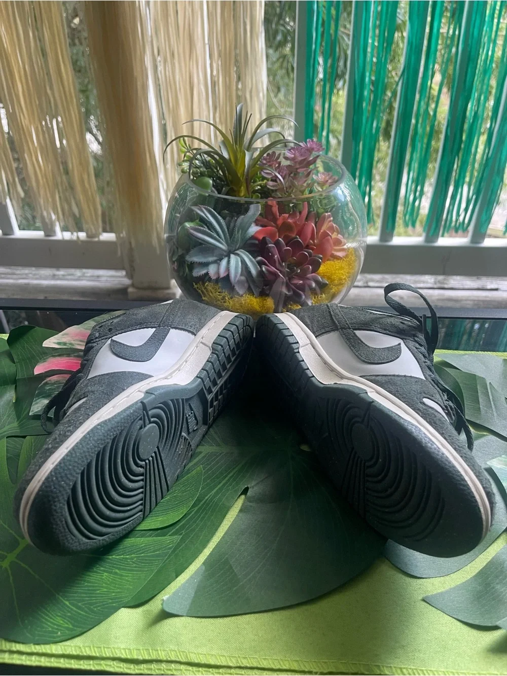 Nike Black and White Low-Top Sneakers